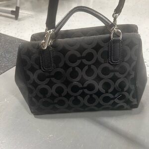 Black coach crossbody